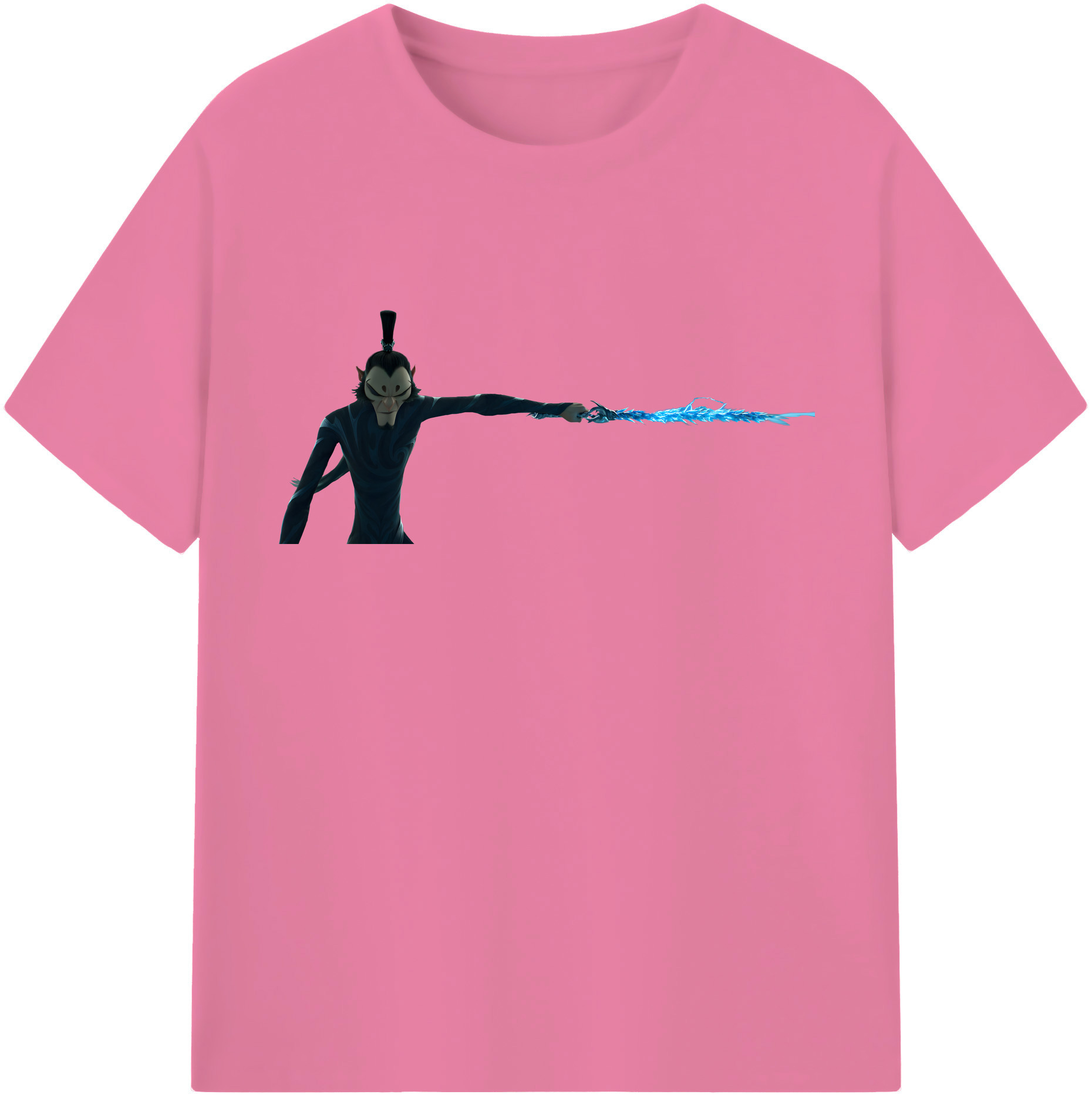（画像用） Ne Zha 2 ナタ 魔童の大暴れ 綿100％半袖Tシャツ（フロントプリント）